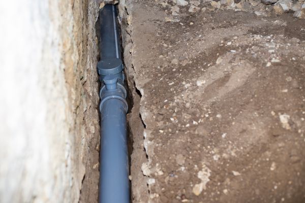 Drain Pipe Installation in Yorktown